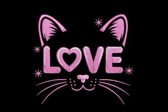 Love Cat Embroidery Review for Handmade Projects