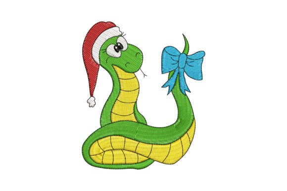 SNAKE CHRISTMAS Embroidery Review for Sellers